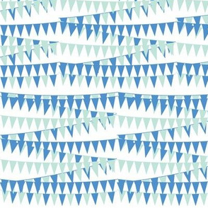 Bunting-Blue and Green
