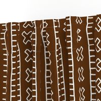 African Mud Cloth // Brown // Large