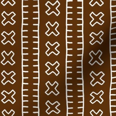 African Mud Cloth // Brown // Small