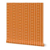 African Mud Cloth // Orange // Small