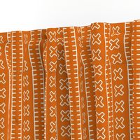 African Mud Cloth // Orange // Small