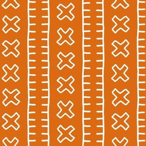 African Mud Cloth // Orange // Small