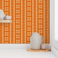 African Mud Cloth // Orange // Large