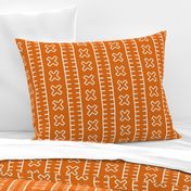 African Mud Cloth // Orange // Large