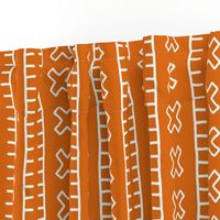 African Mud Cloth // Orange // Large