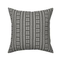 African Mud Cloth // Grey // Small