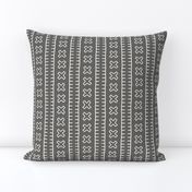 African Mud Cloth // Grey // Small