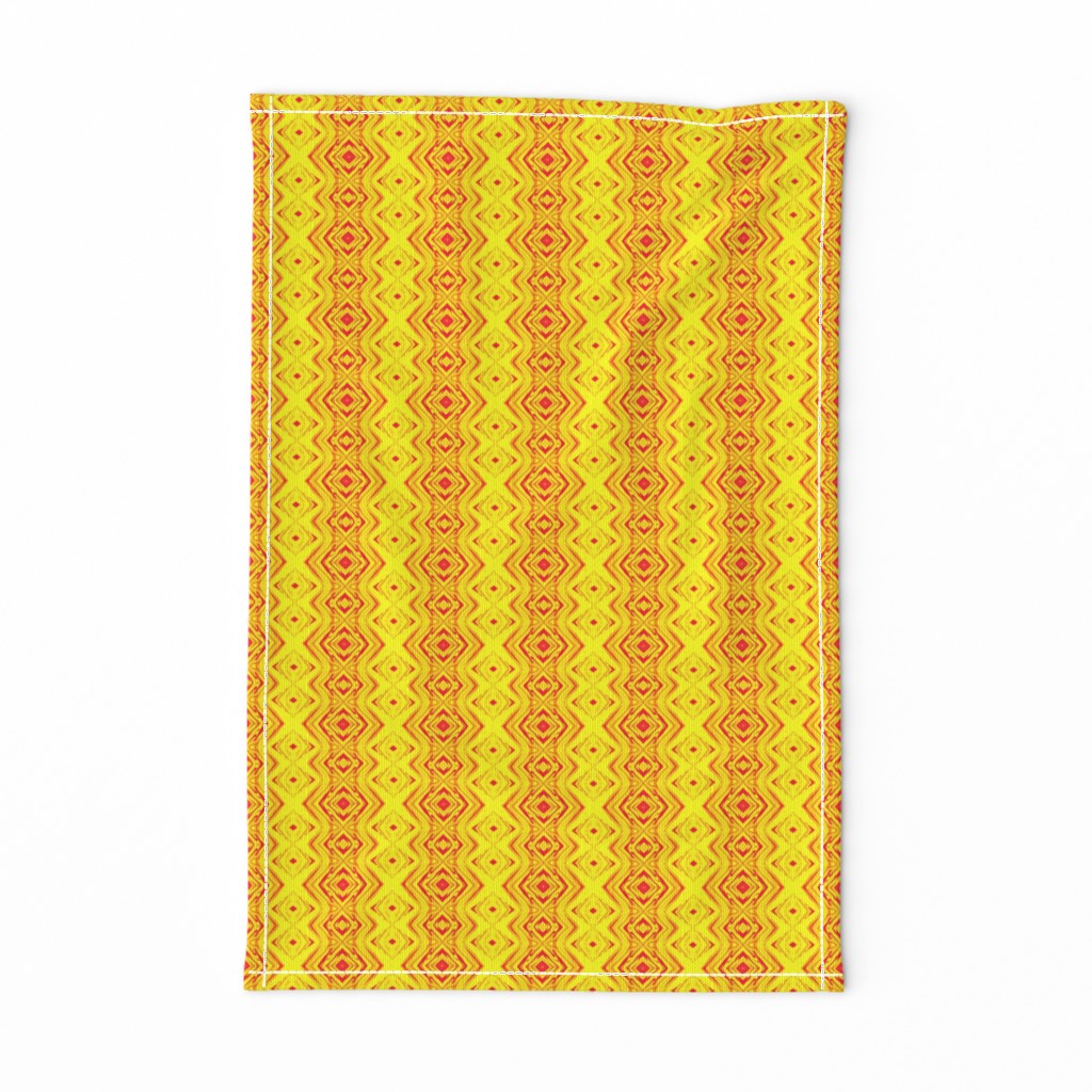 GP2 - Geometric Pillars of Fire - Yellow - Red