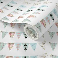 French Script Bunting