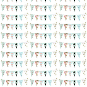 French Script Bunting