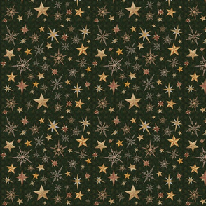 Steampunk (brighter) Stars in Kaylee Green