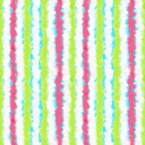 Fuzzy Watercolor Stripe in Pastel Colors