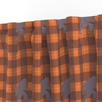 bigfoot plaid-orange