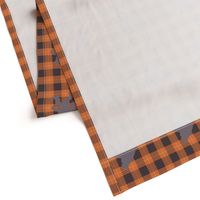 Big foot buffalo check plaid- orange