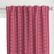 African Mud Cloth // Magenta // Large