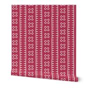 African Mud Cloth // Magenta // Large