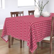 African Mud Cloth // Magenta // Large