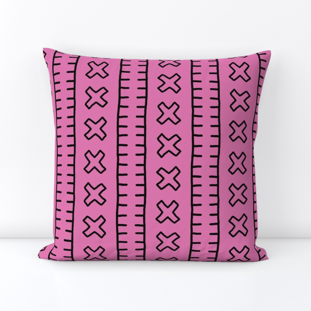 African Mud Cloth // Peony // Large