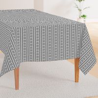 African Mud Cloth // Light Grey // Small