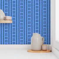 African Mud Cloth // Blue // Small