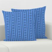 African Mud Cloth // Blue // Small