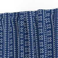 African Mud Cloth // Navy // Small