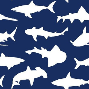 Sharks - Navy // Large