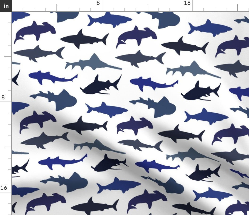 Sharks - Blue Shades // Large