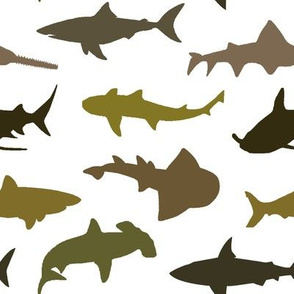 Earth-tone Sharks // Large