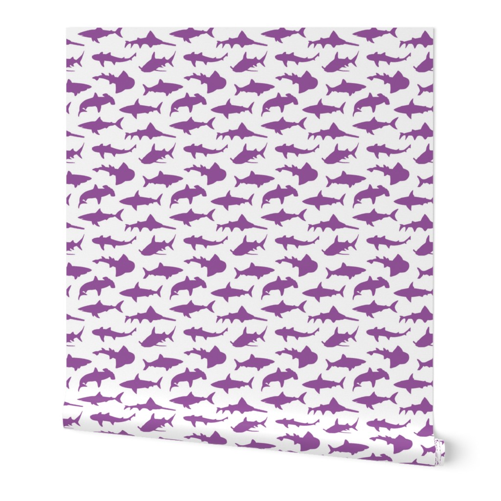 Purple Sharks // Small