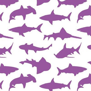 Purple Sharks // Small