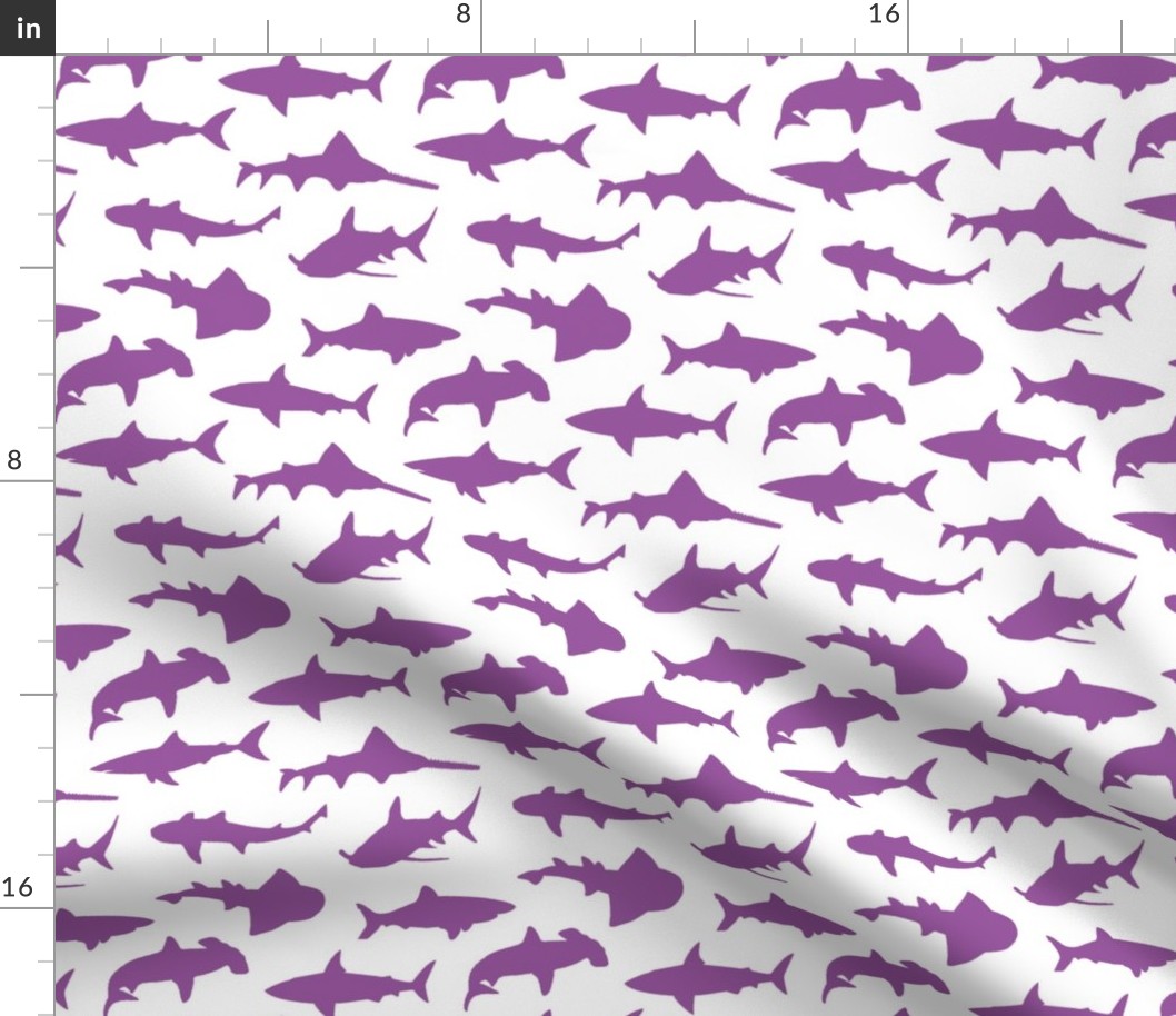 Purple Sharks // Small