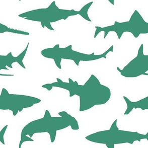 Aquamarine Sharks // Large