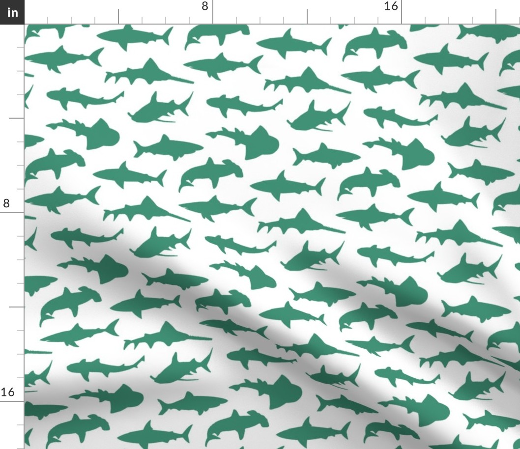 Aquamarine Sharks // Small