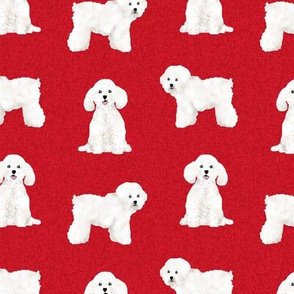 bichon frise pet quilt a dog breed quilt fabric coordinate