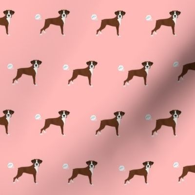 boxer dog breed fabric funny fart boxers pink