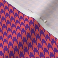 Purple Pink Houndstooth Small 