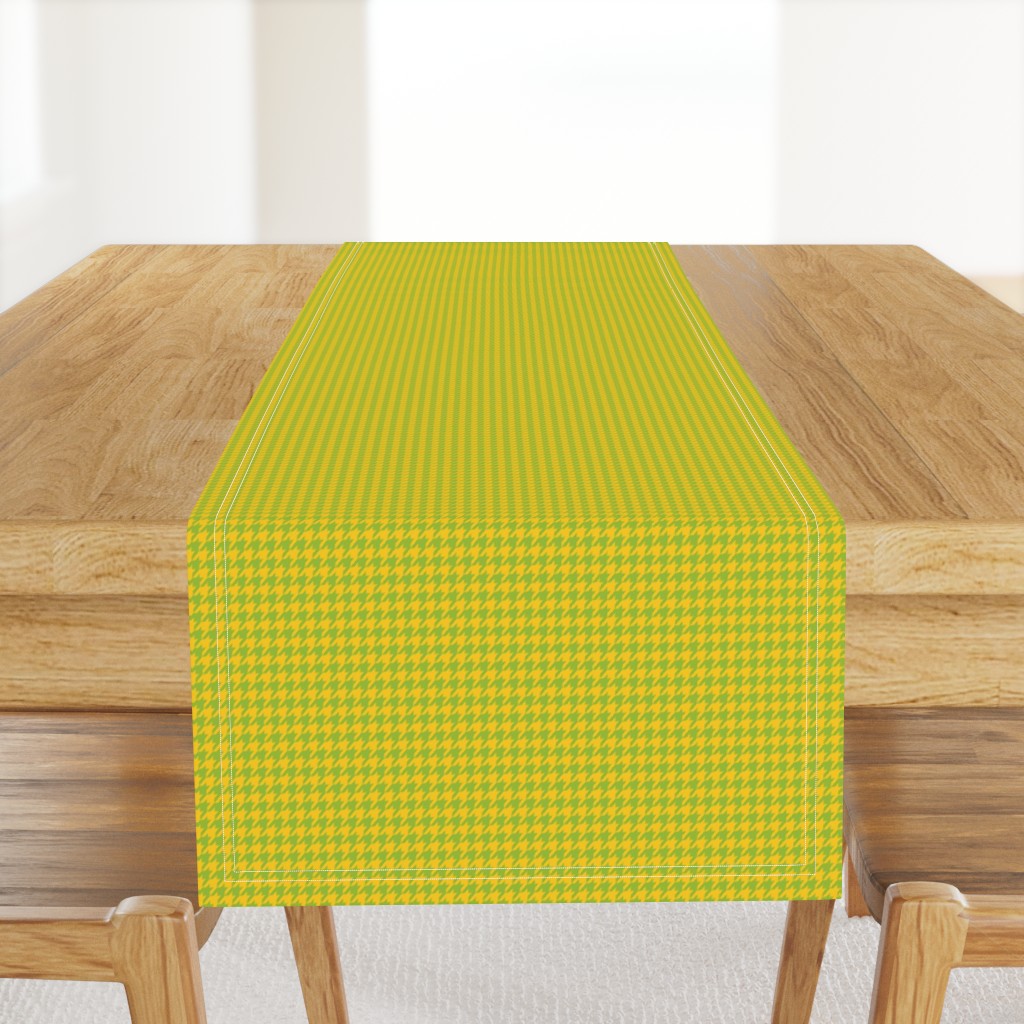 Lemon Lime Houndstooth Small