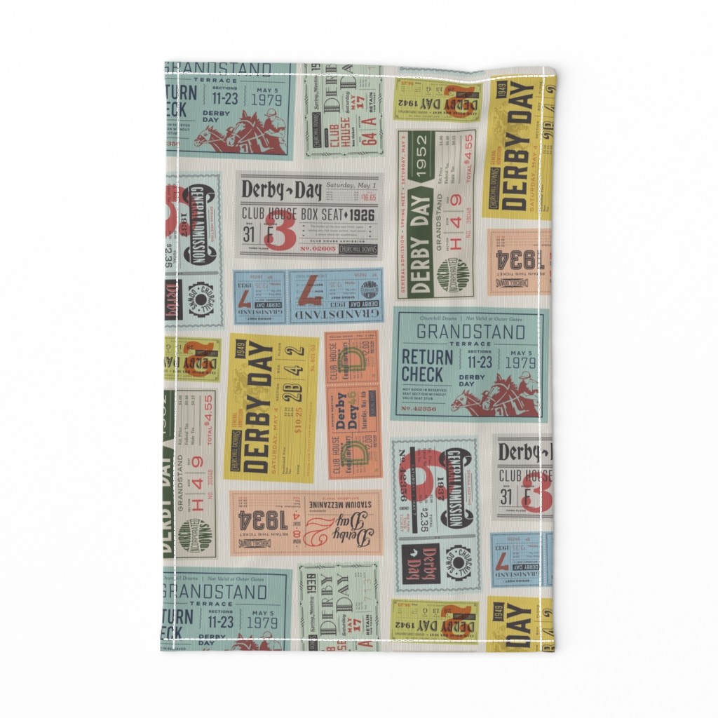 Derby Day Vintage Tickets