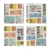 Derby Day Vintage Tickets