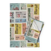 Derby Day Vintage Tickets