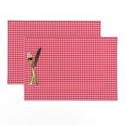 Houndstooth Red and Pink Small