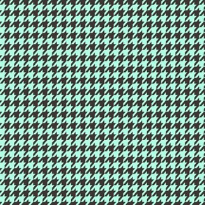Houndstooth Chocolate Mint Small