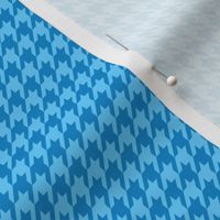Blue on Blue Houndstooth Small 