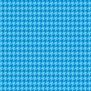 Blue on Blue Houndstooth Small 