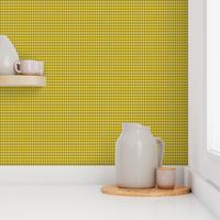 Yellow and Gray Houndstooth Small