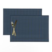 Medium Blue and Black Houndstooth Small
