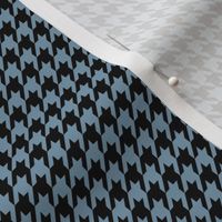 Blue and Black Houndstooth Small