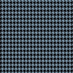 Blue and Black Houndstooth Small