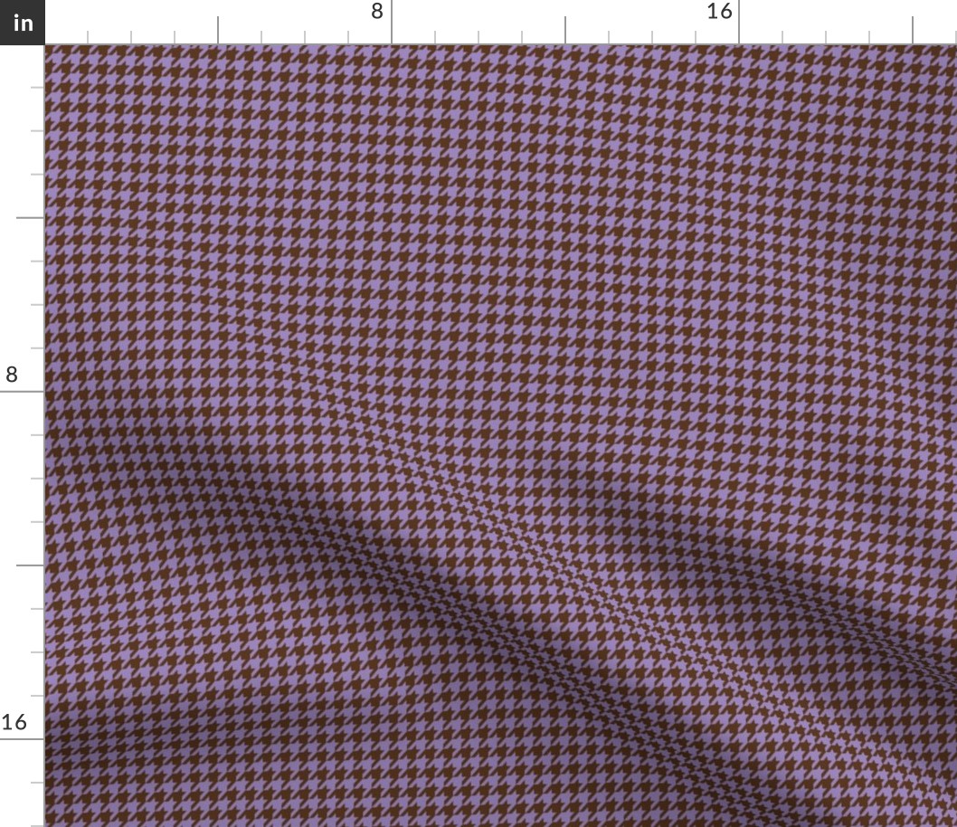Purple Houndstooth Small